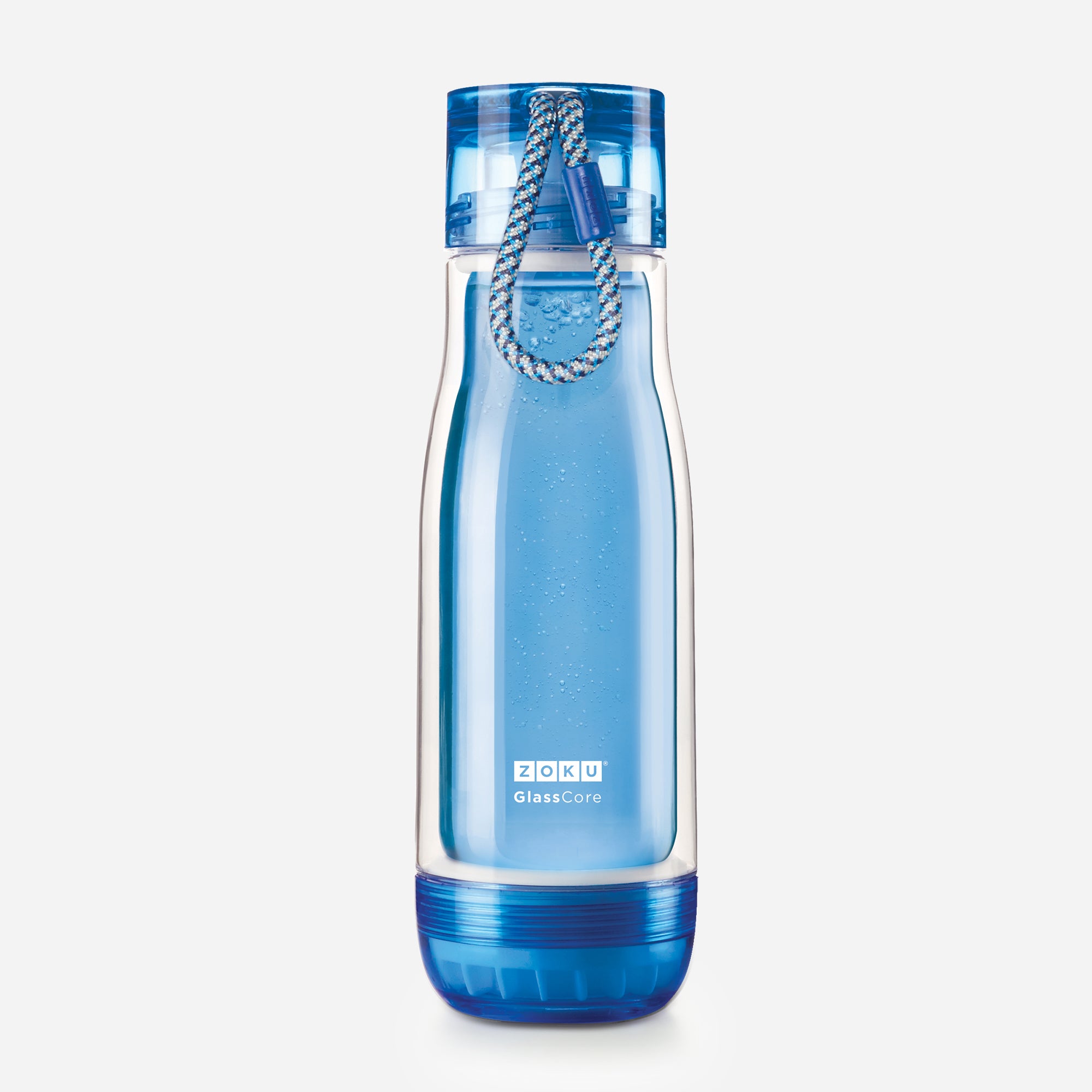 16oz Glass Core Bottle - Blue