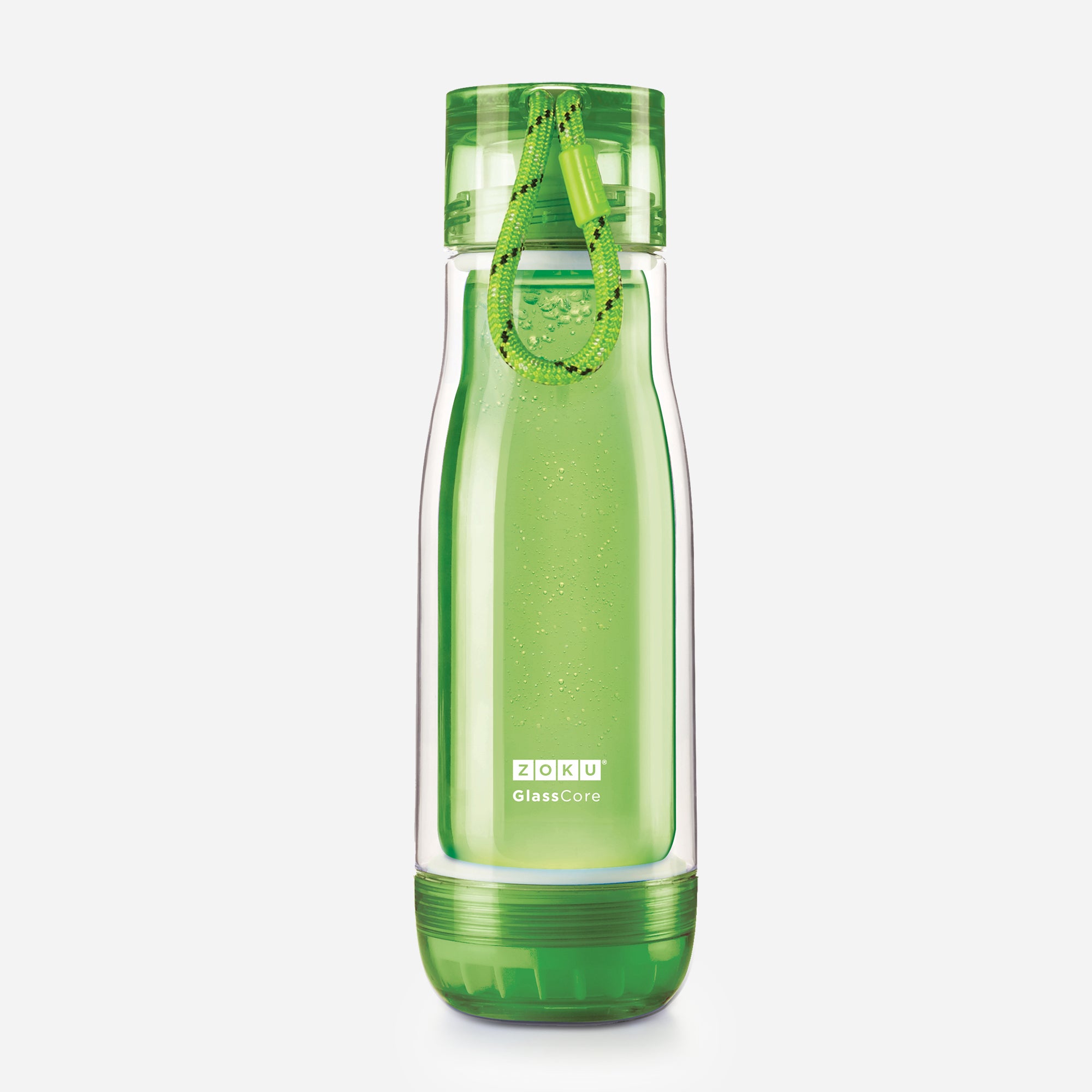 16oz Glass Core Bottle - Green
