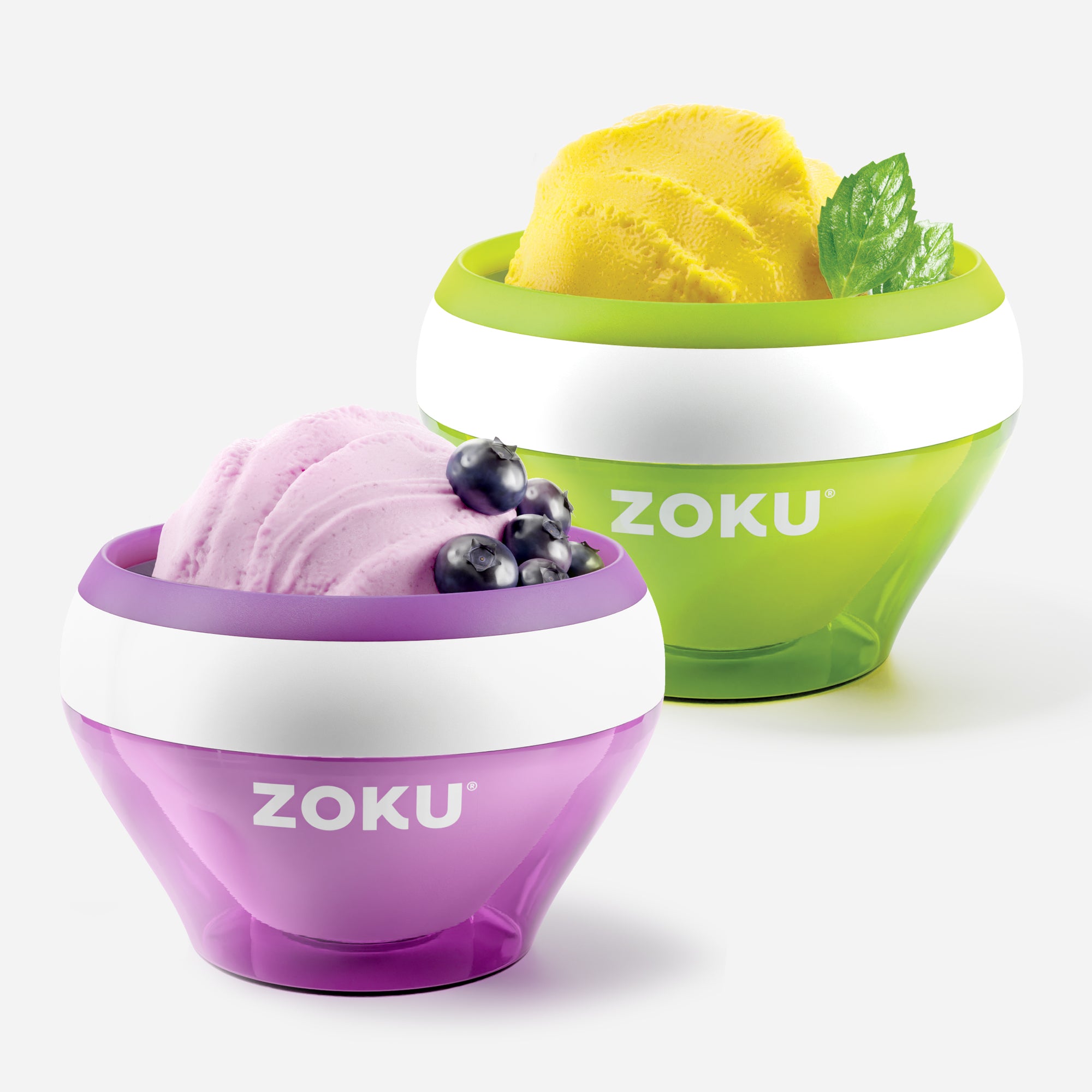 green and purple ice cream maker