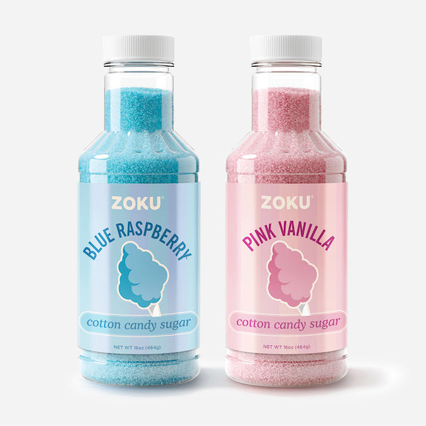 Cotton Candy Sugars - Set of 2