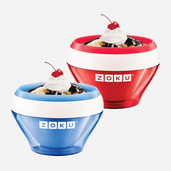 Ice Cream Maker - Set of 2 (Red/Blue)