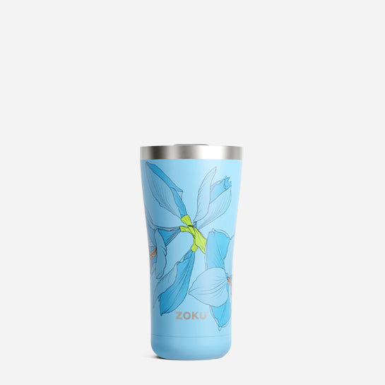 20oz Sky Lily Floral 3 in1 Tumbler - ZOKU