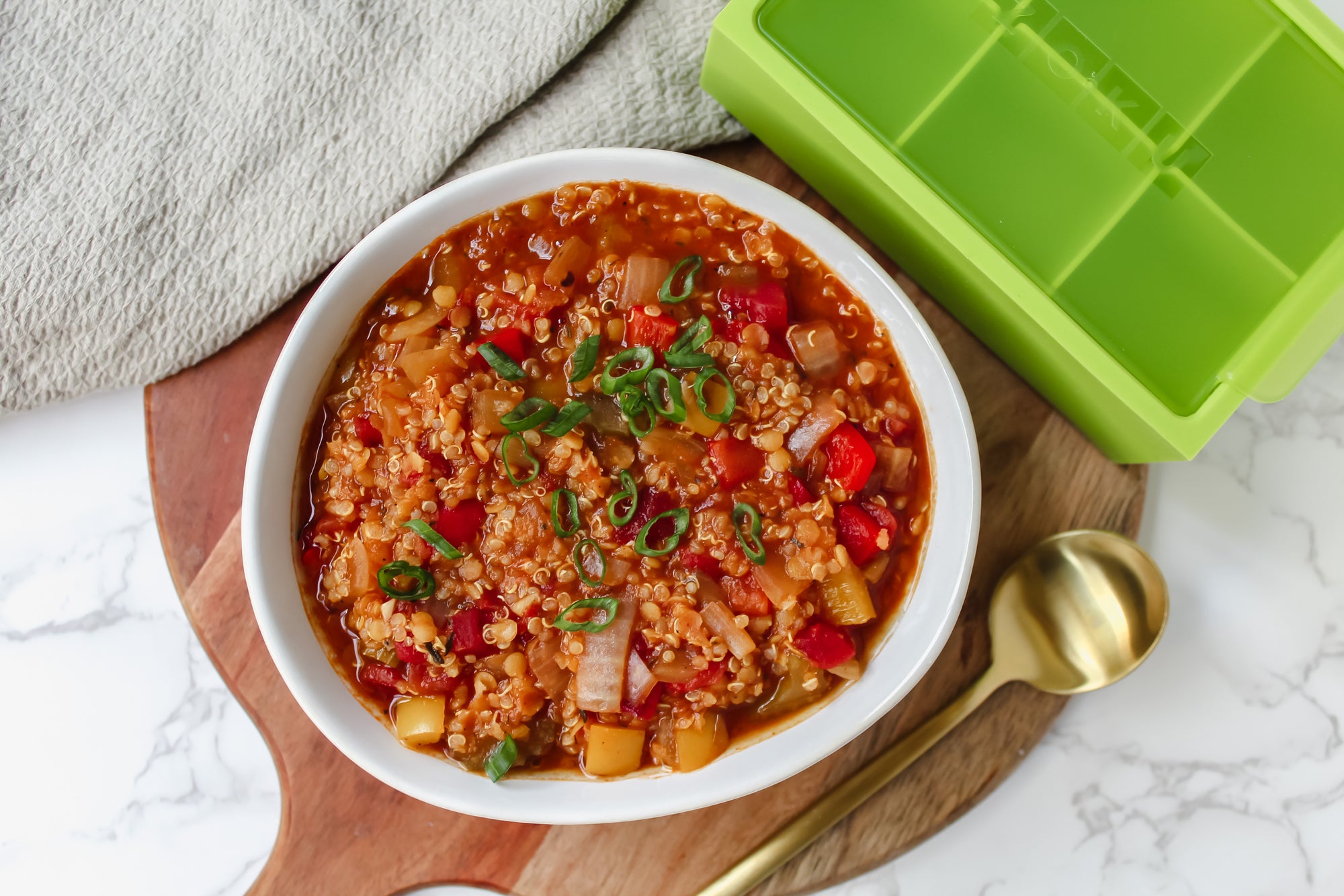 Vegan Stuffed Pepper Soup (Gluten-Free)