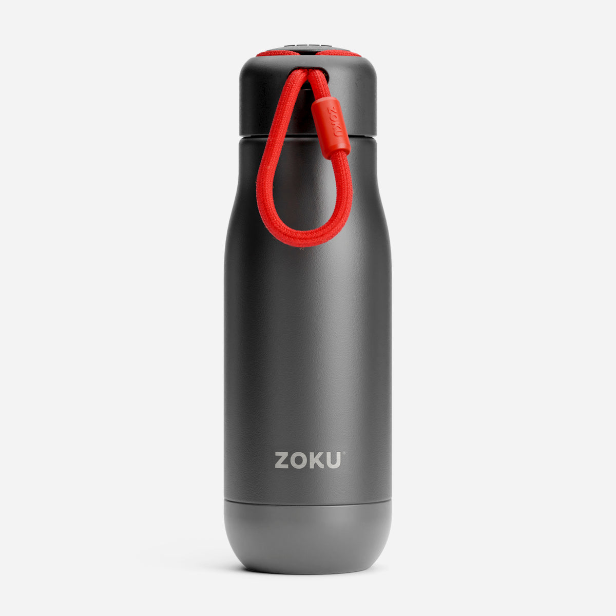 black stainless steel bottle