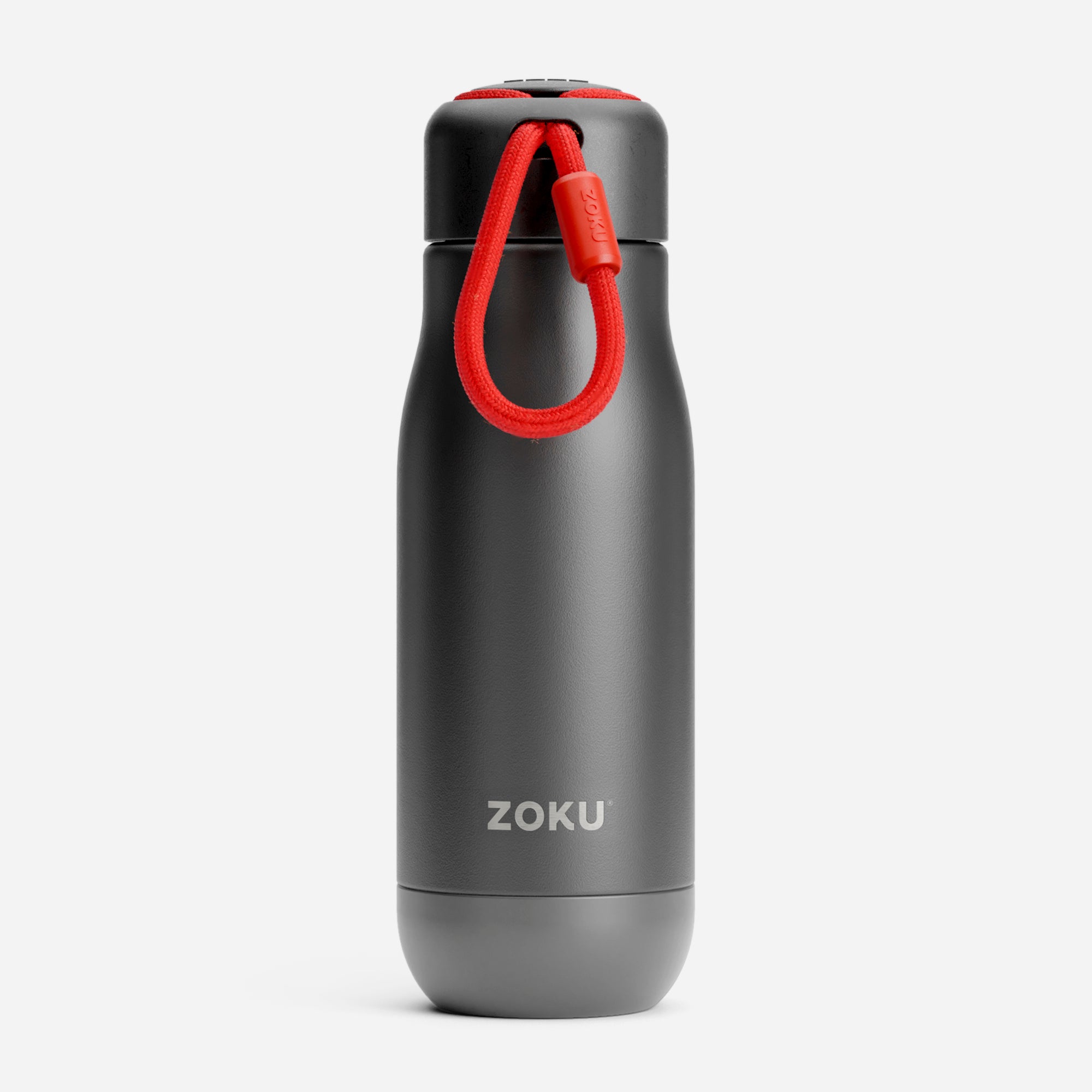 black stainless steel bottle