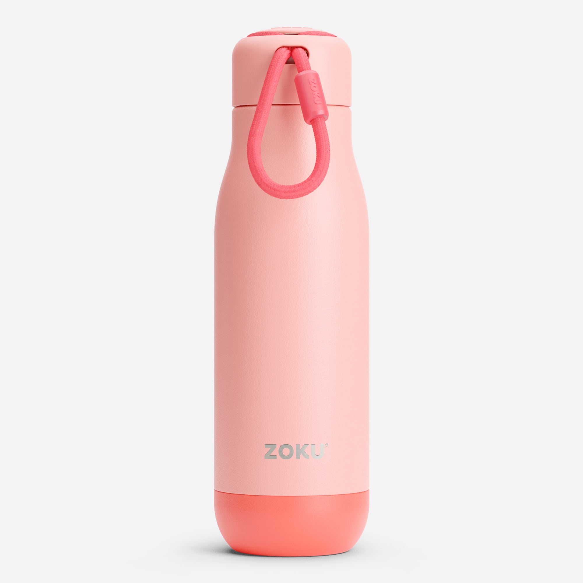 18oz Stainless Steel Bottle - Coral