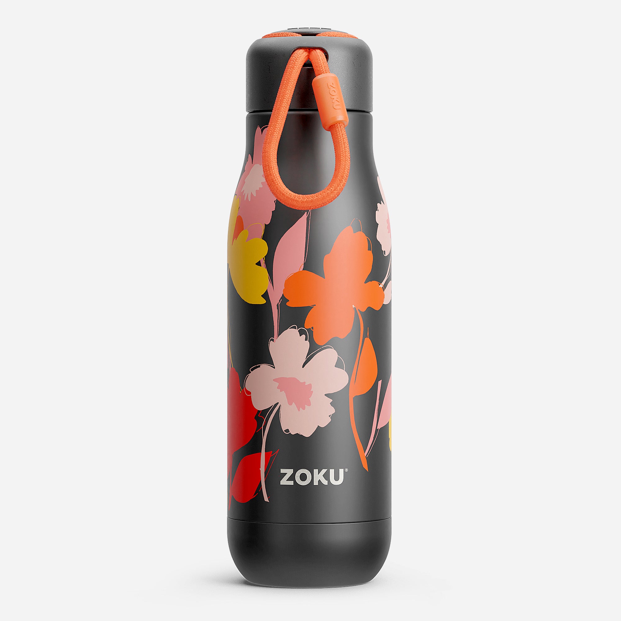 moonlight poppy stainless steel bottle