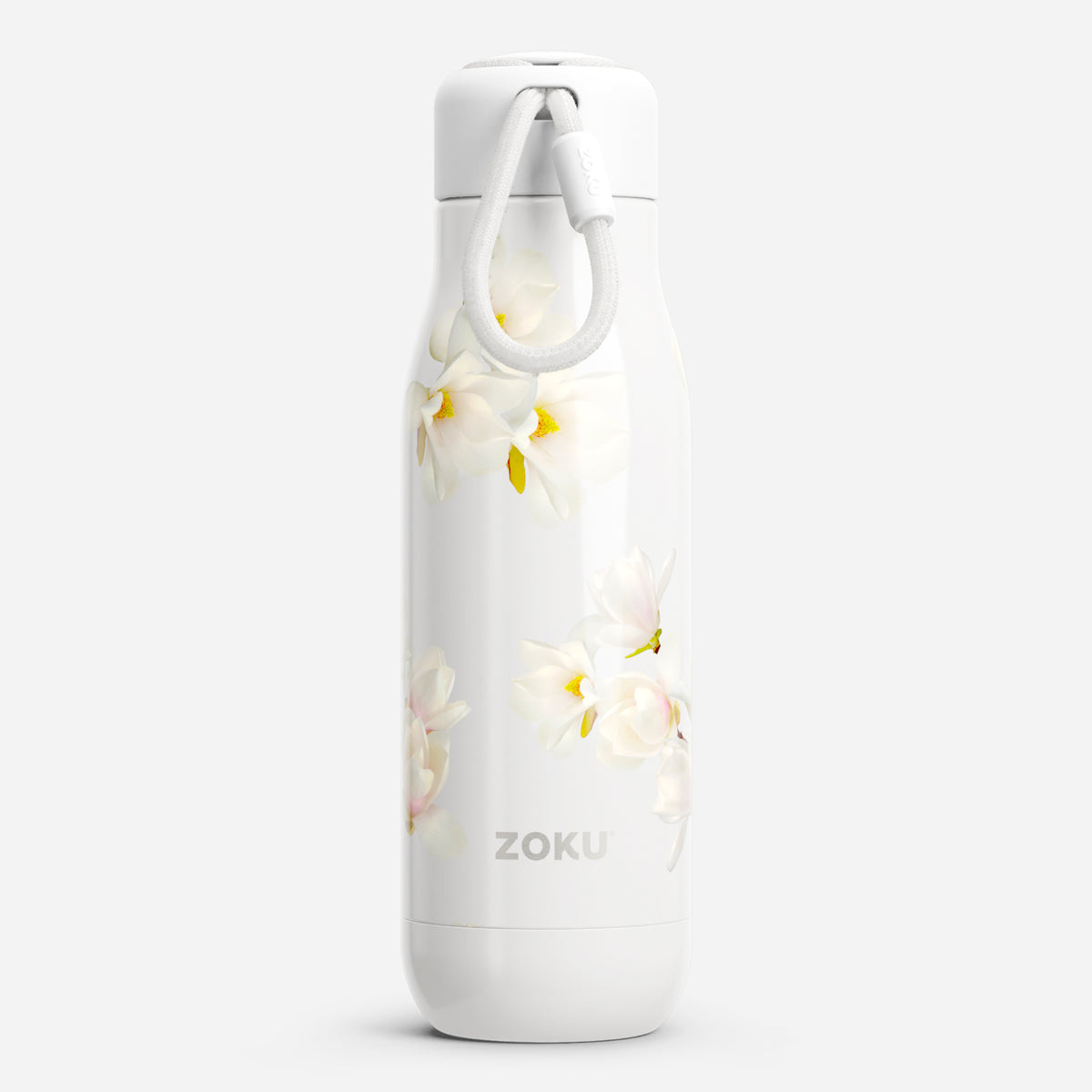vintage magnolia stainless steel bottle
