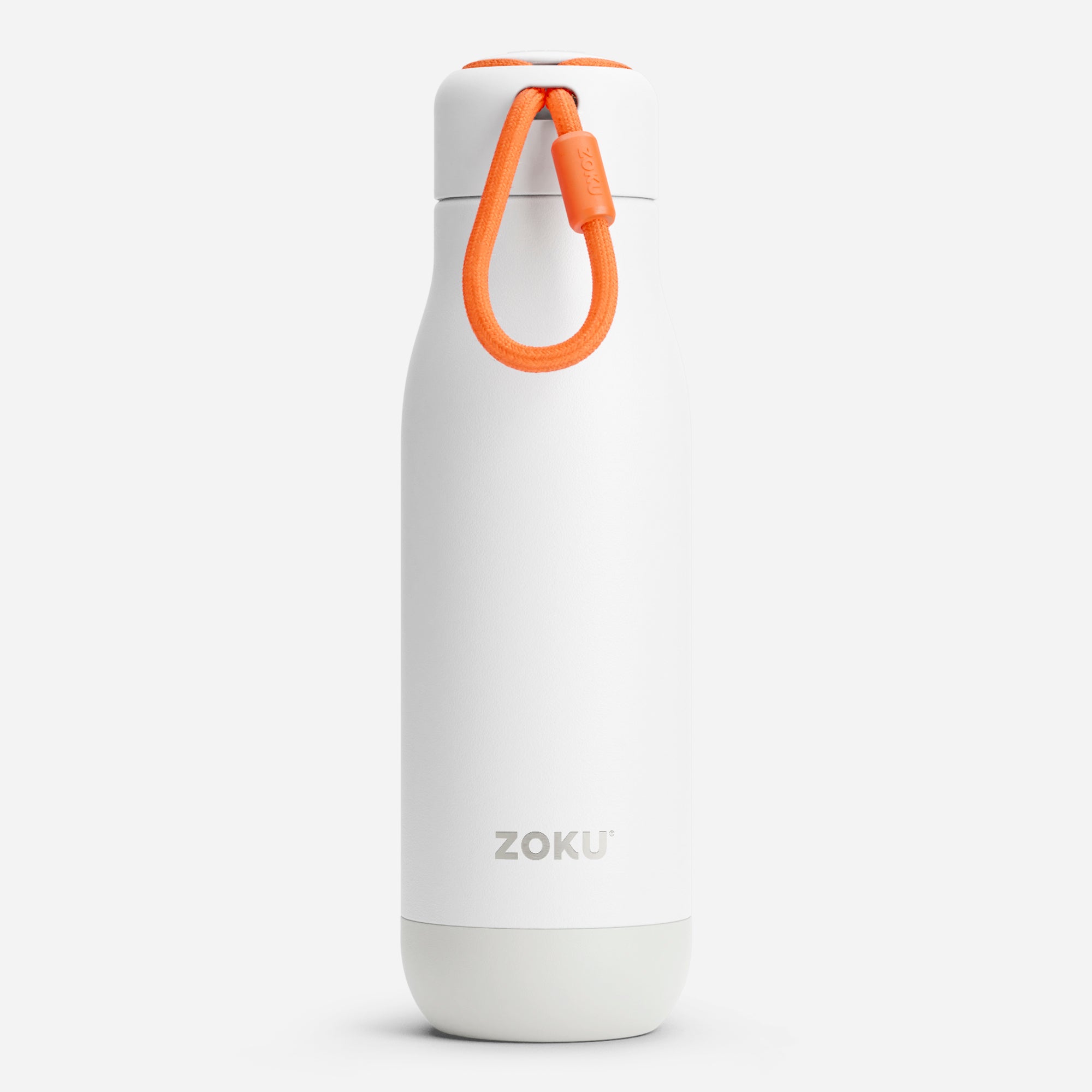 18oz Stainless Steel Bottle - White