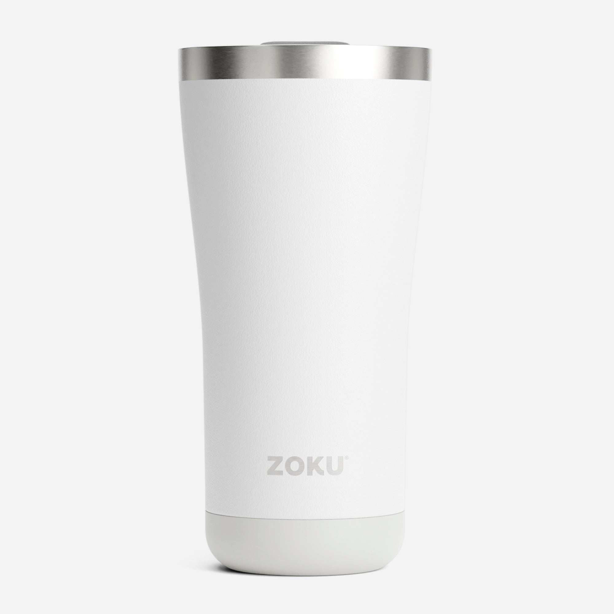 20oz Stainless Steel 3-in-1 Tumbler - White Cover