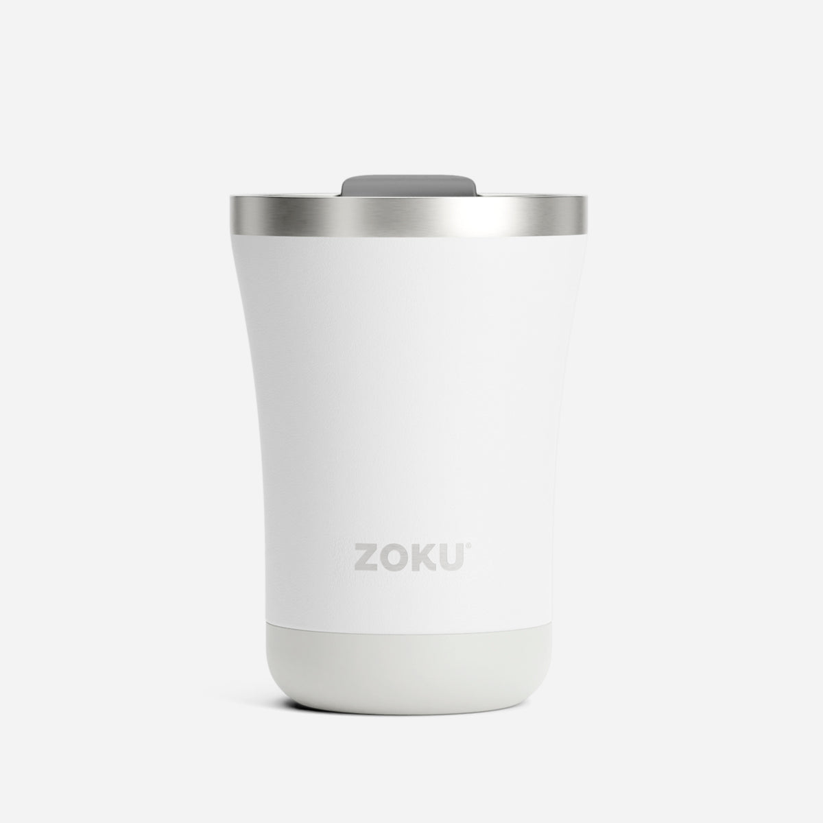 12oz Stainless Steel 3-in-1 Tumbler - White Cover