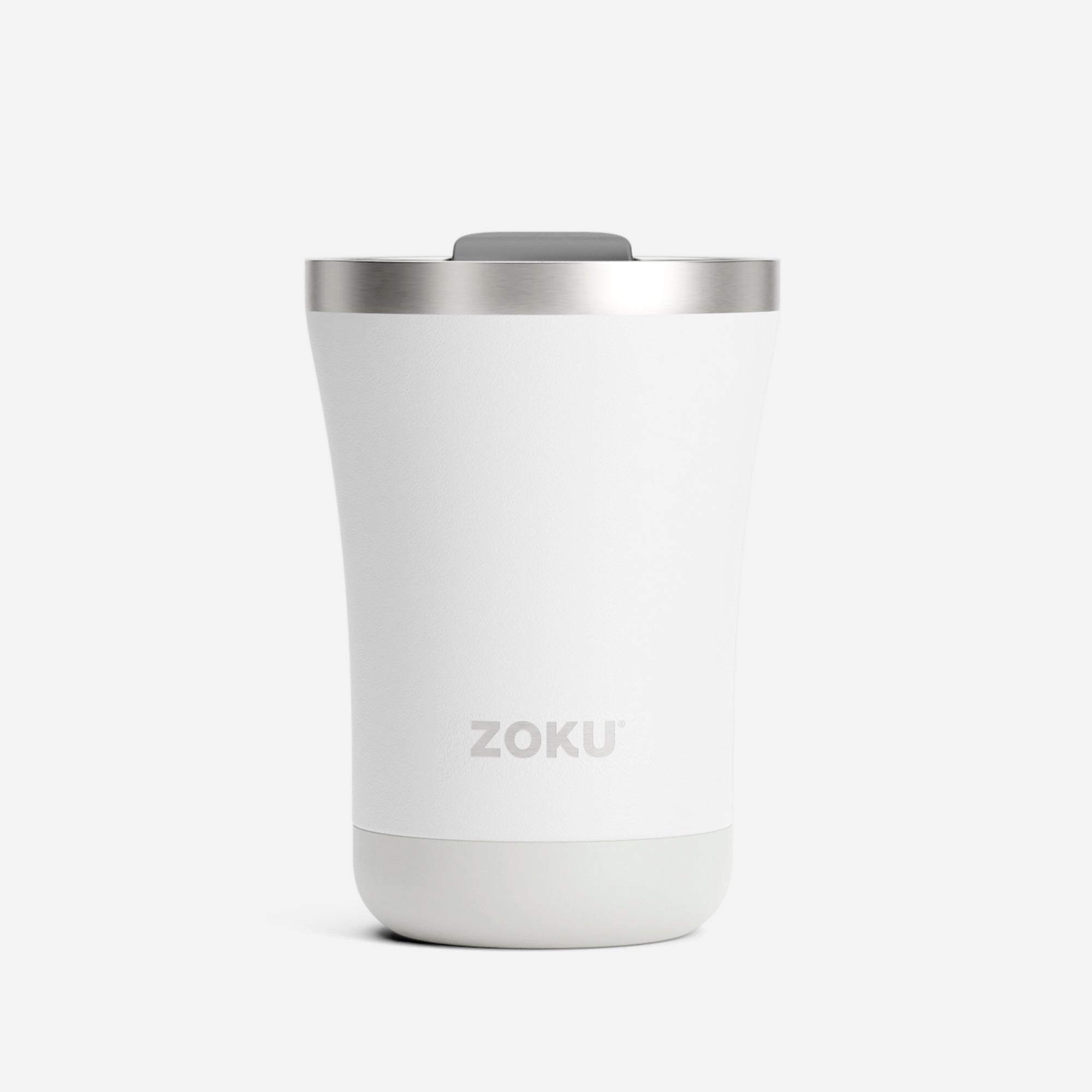 12oz Stainless Steel 3-in-1 Tumbler - White Cover