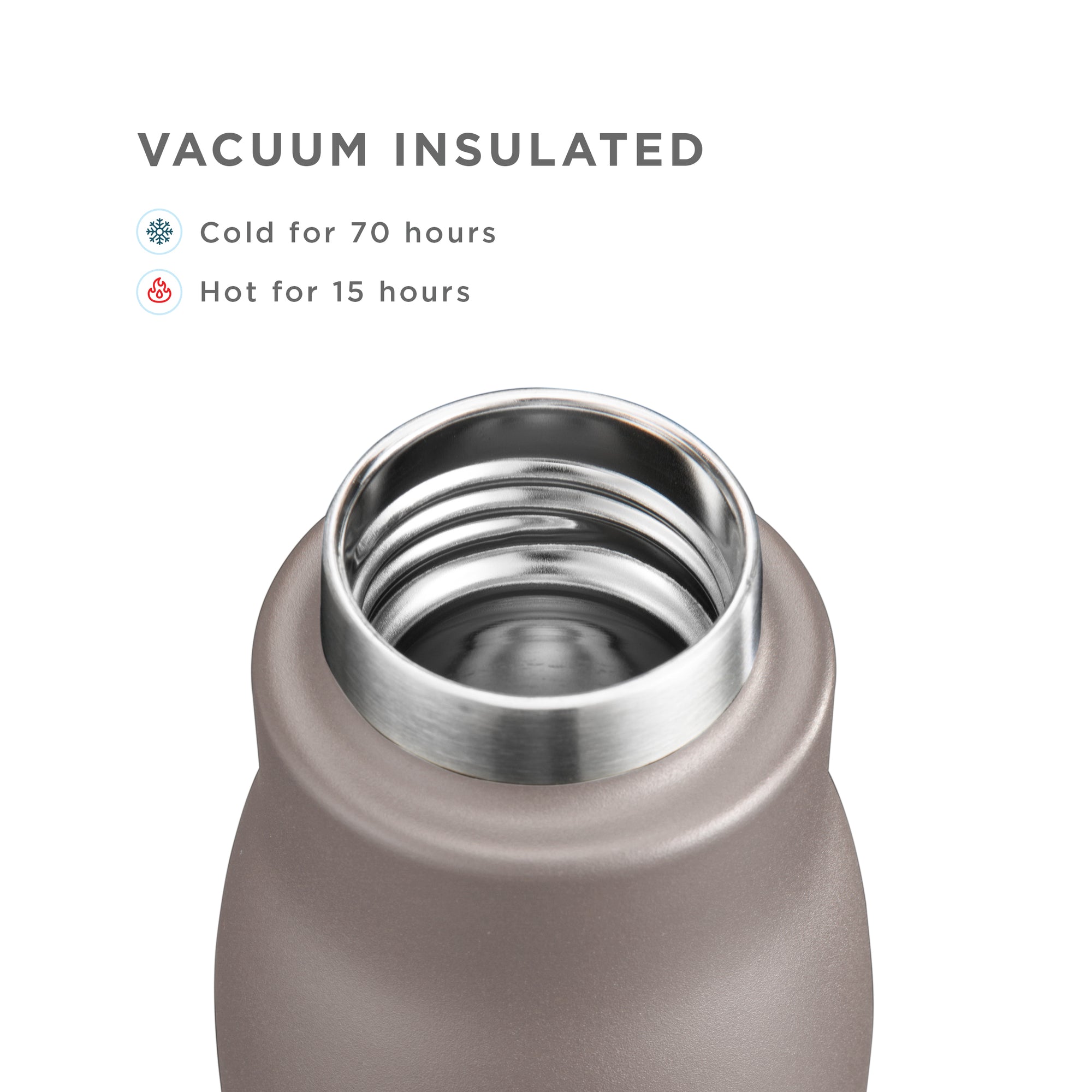 25oz Stainless Steel Bottle - Ash