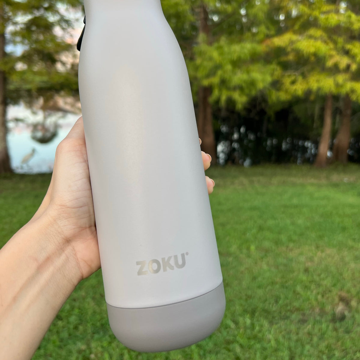 18oz Stainless Steel Bottle - Ash