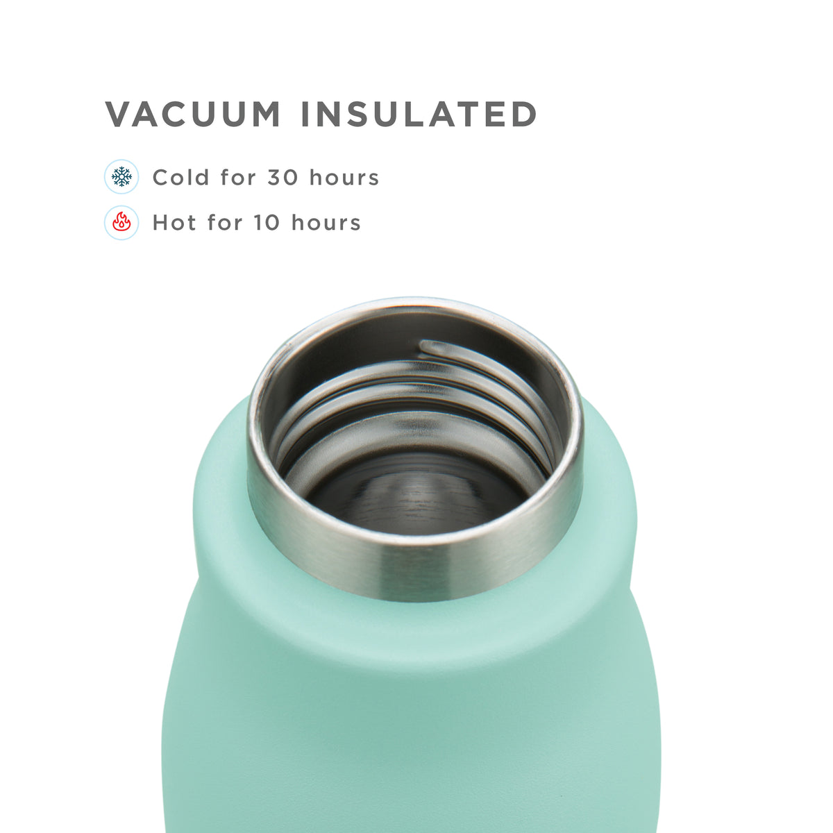 aqua stainless steel bottle vacuum insulated