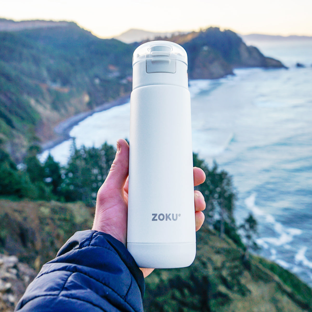 18oz Stainless Steel Sports Bottle 