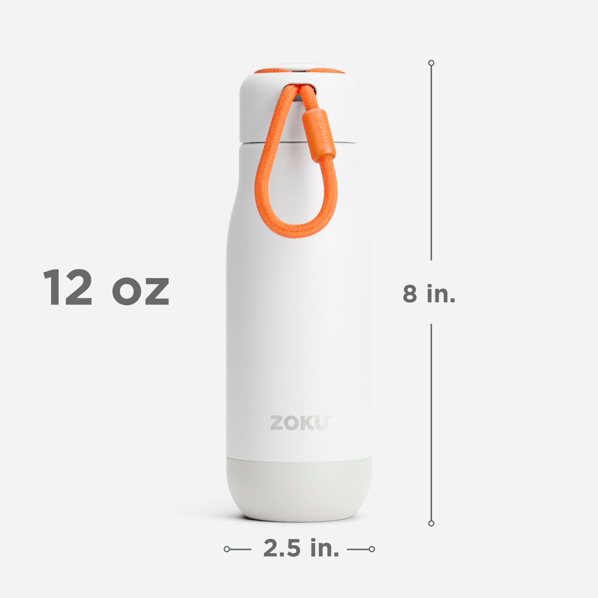 white bottle size