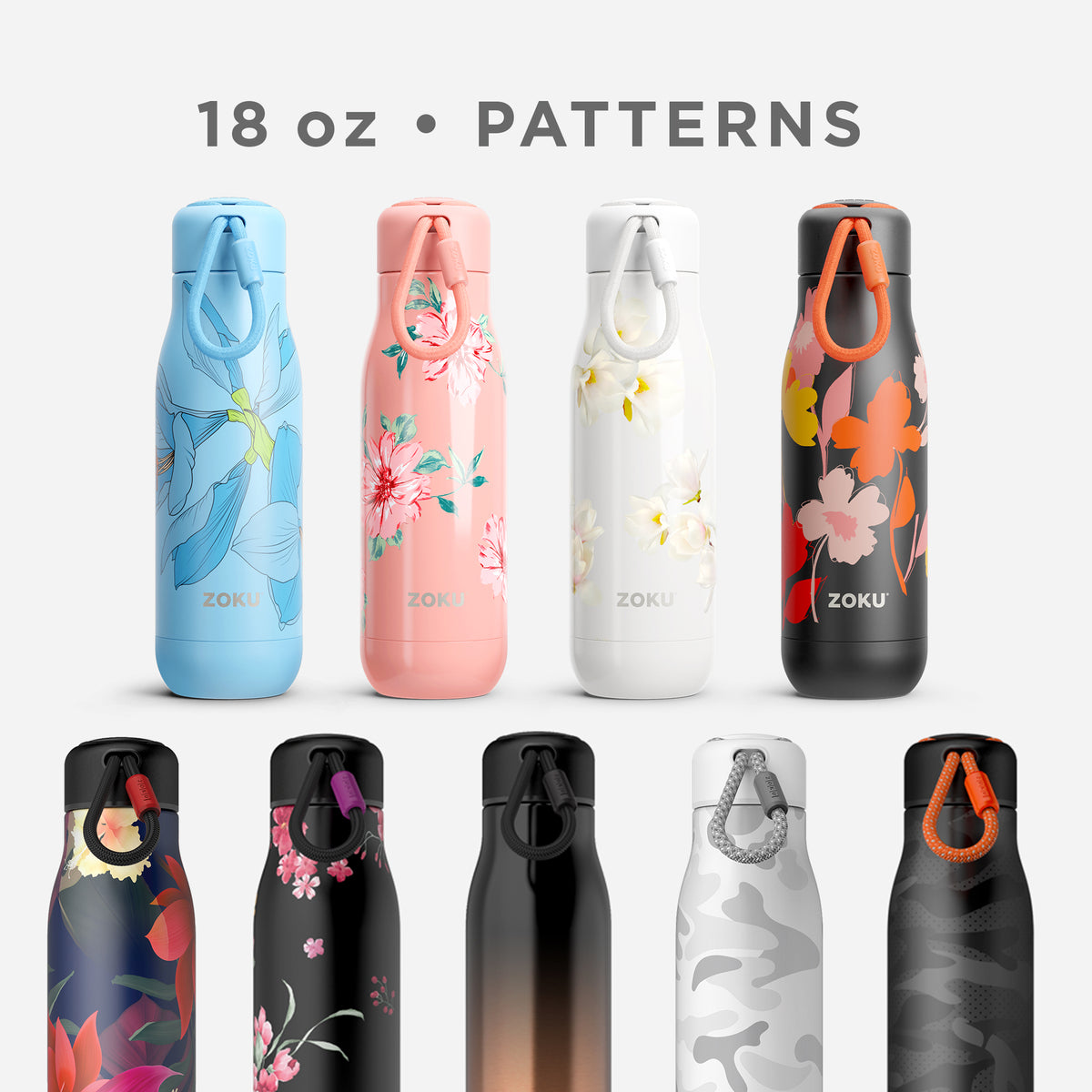 18oz stainless steel patterns