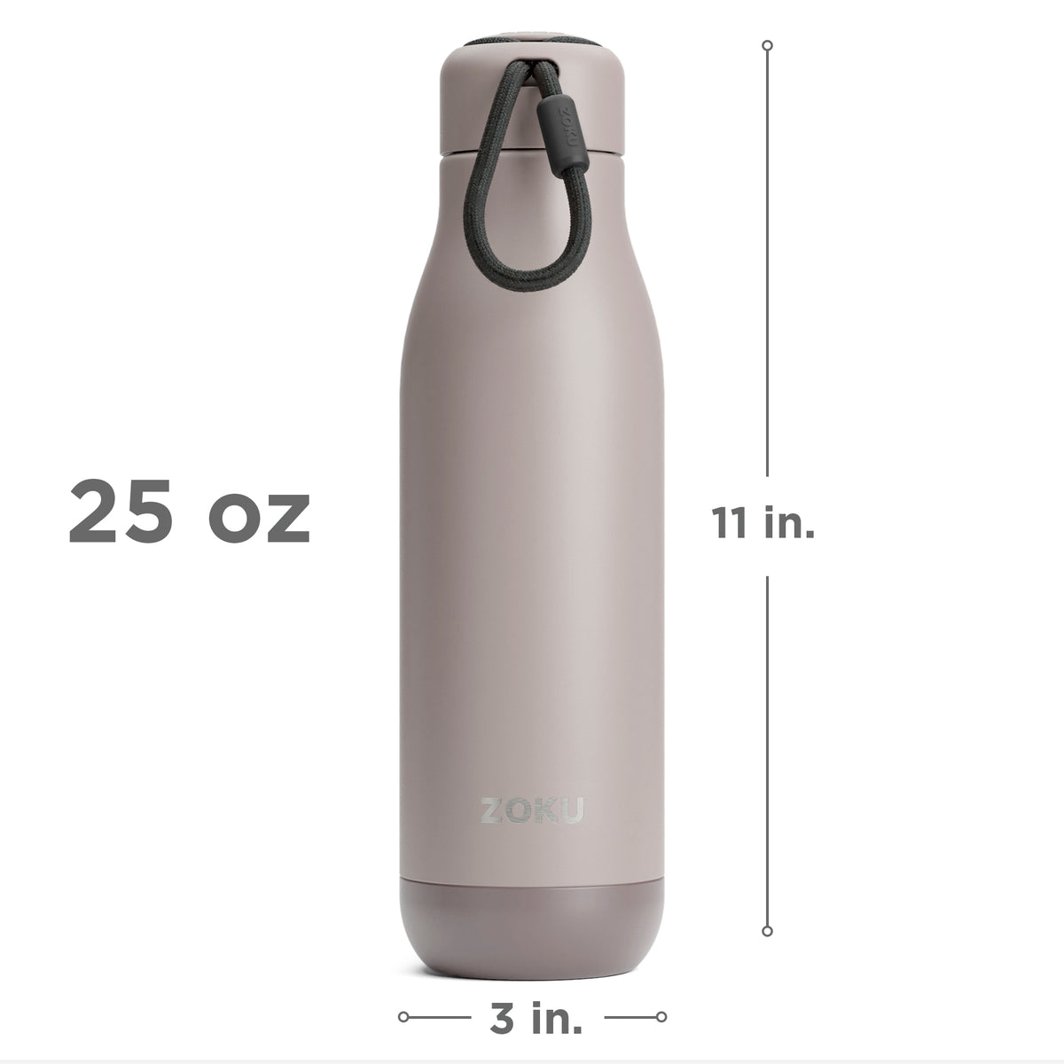 25oz Stainless Steel Bottle - Ash