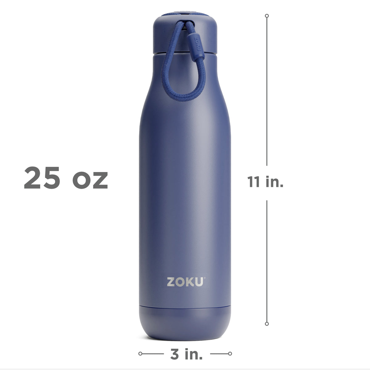 25oz Stainless Steel Bottle - Navy