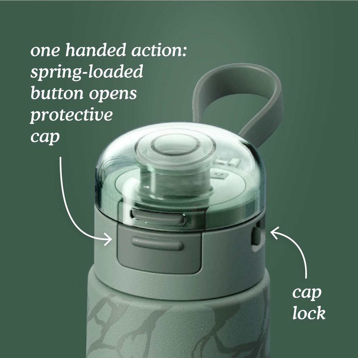 18oz Stainless Steel Sports Bottle 