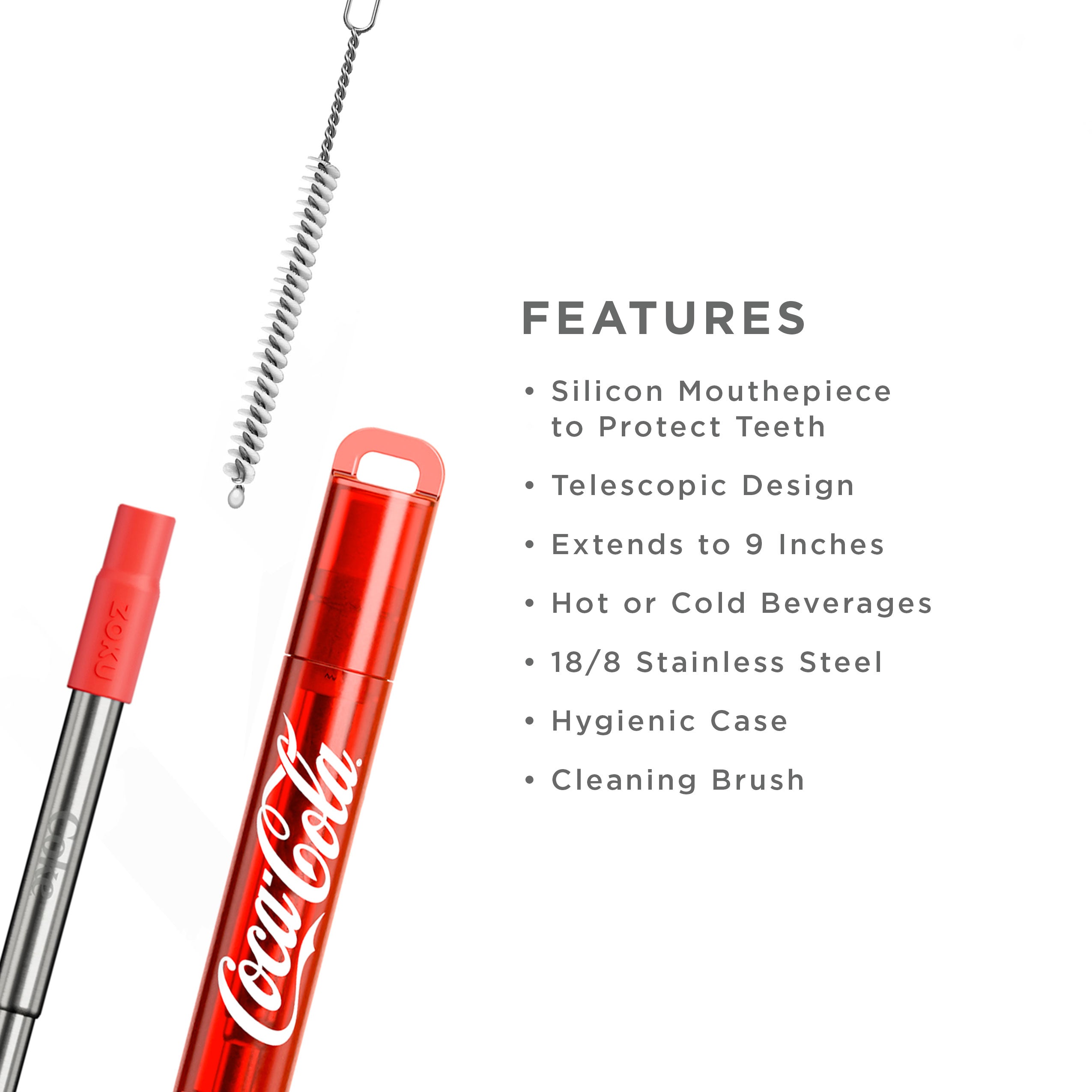 Coca Cola Pocket Straw