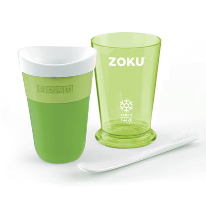 Set of 2 Slush & Shake Makers - Orange and Green