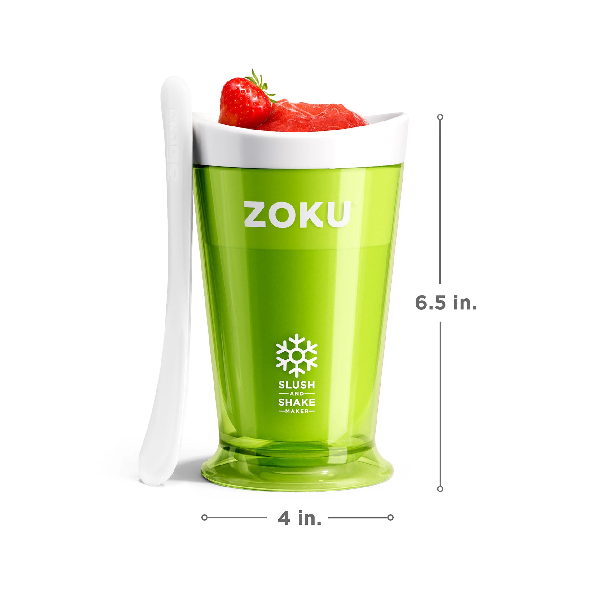 Set of 2 Slush & Shake Makers - Orange and Green