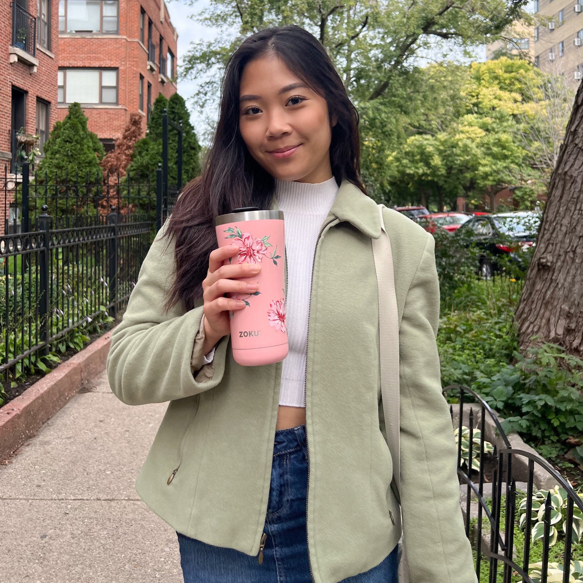 20oz Stainless Steel 3-in-1 Tumbler - Rose Petal Pink Cover Image
