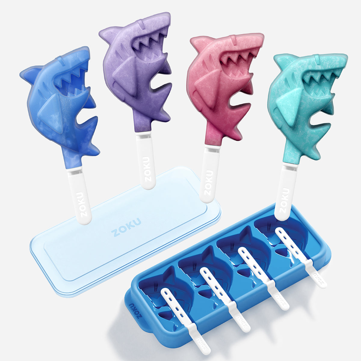 Shark Ice Pop Molds