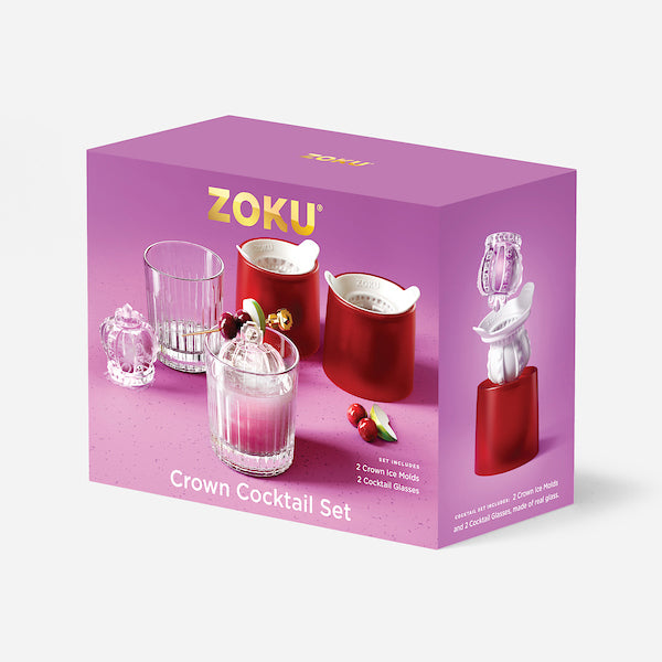 crown cocktail ice set