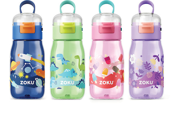 ZOKU Kids Flip Gulp Bottle 475ml - Blue Space - Shop HBF Store Pitchers -  Pinkoi