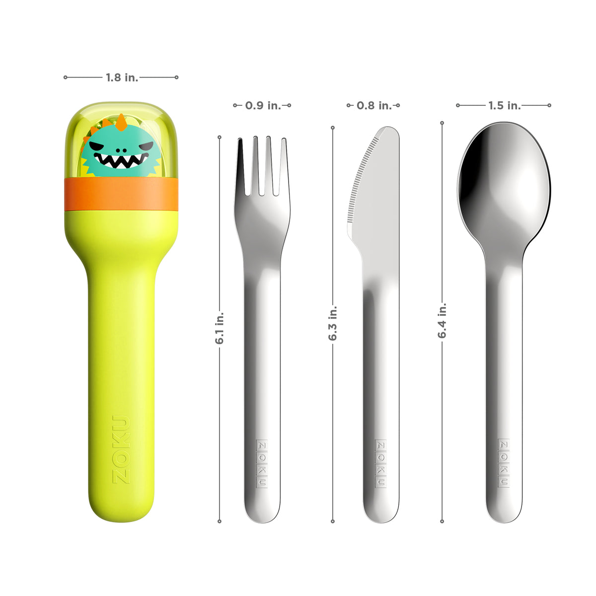 dino kids pocket utensil
