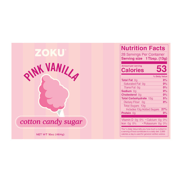 Cotton Candy Sugars - Set of 2