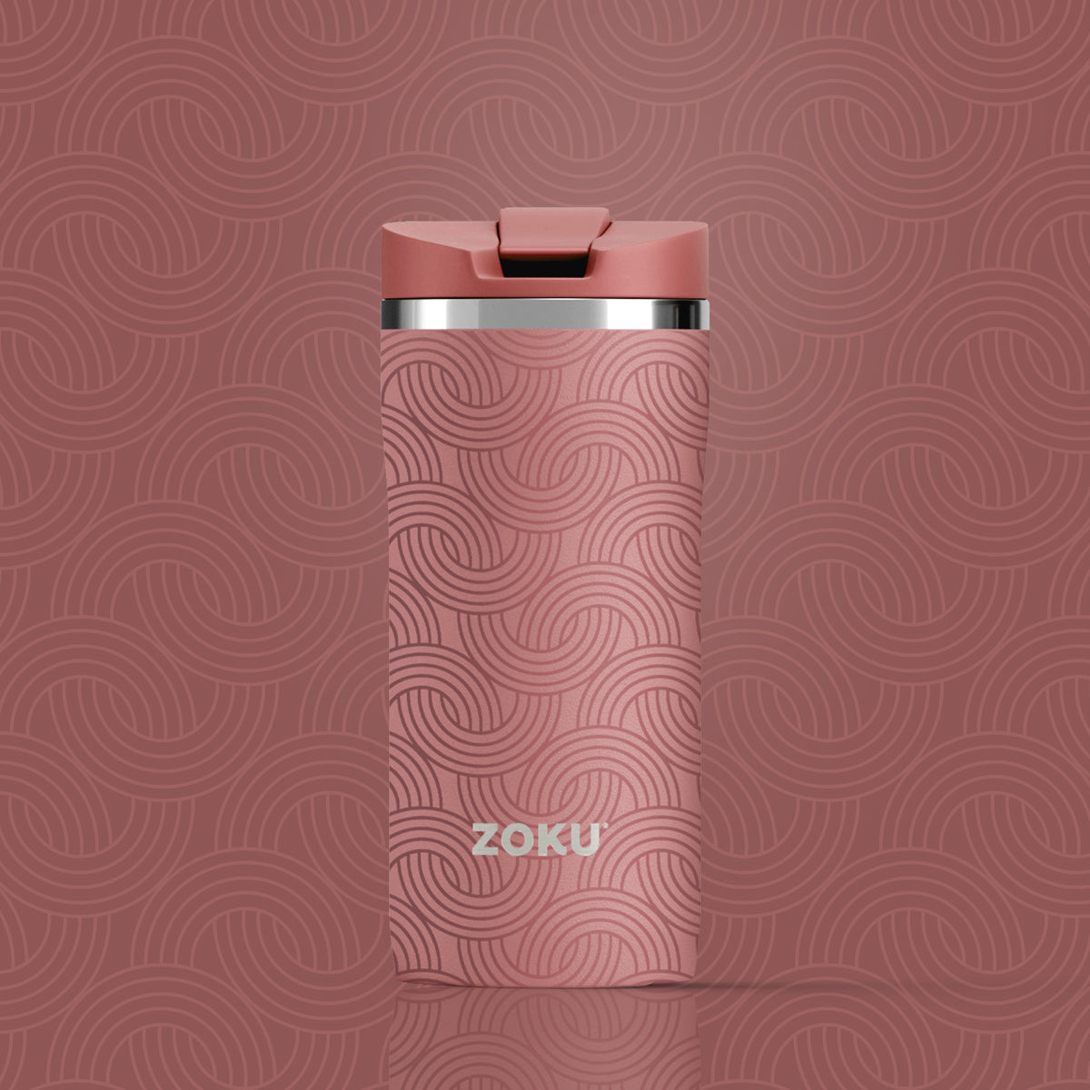Pink Geo Travel Mug