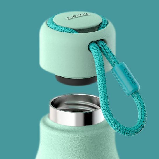 Zoku Teal Ultralight 18 oz. Stainless Steel Bottle