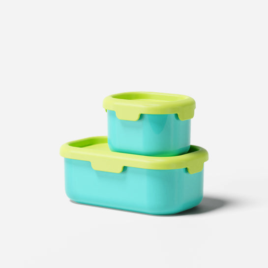 Zoku Neat Bento Jr. Kids Lunch Box - Blue – Modern Quests