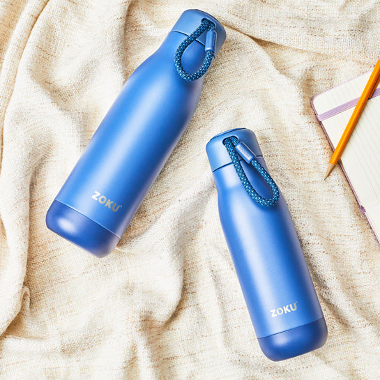 Zoku Ultralight Stainless Steel Bottle Blue