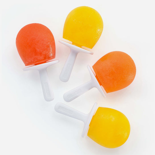 Brand New Zoku Set of 6 Fish Shaped Traditional Ice Pop Popsicle Lollipop  Molds