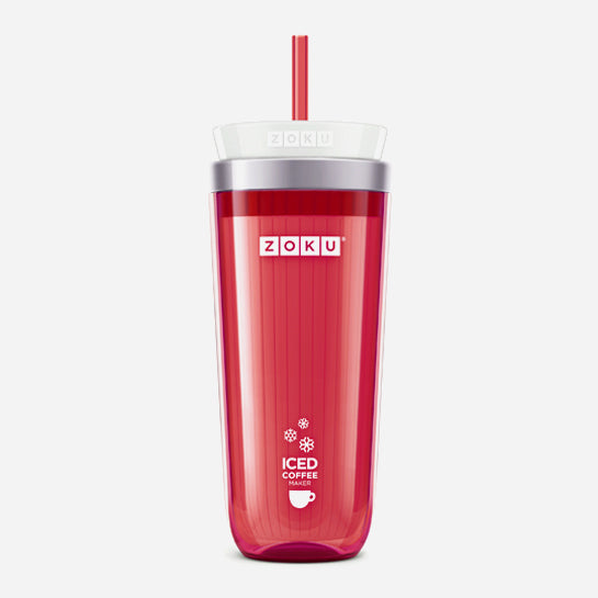 Iced Coffee Cups - Iced Coffe Cup With Lid and Straw 16 oz