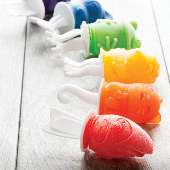 Zoku Character Kit, Interactive Popsicle Decorating Set with Stencils,  Storage Case and More