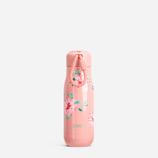12oz Rose Petal Pink Stainless Steel Bottle - ZOKU
