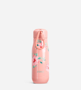 12oz Rose Petal Pink Stainless Steel Bottle