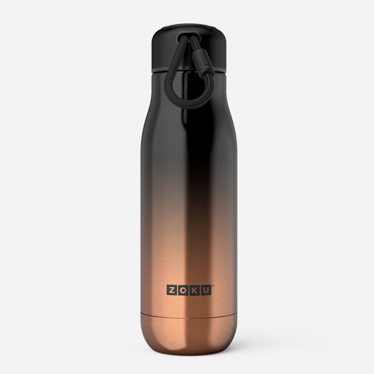 18oz Stainless Steel Gold Ombre Bottle - Zoku