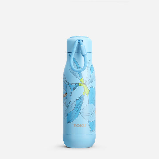 18oz Sky Lily Floral Stainless Bottle - ZOKU