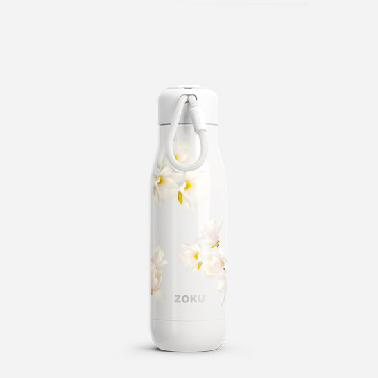 18oz Vintage Magnolia Stainless Bottle - ZOKU