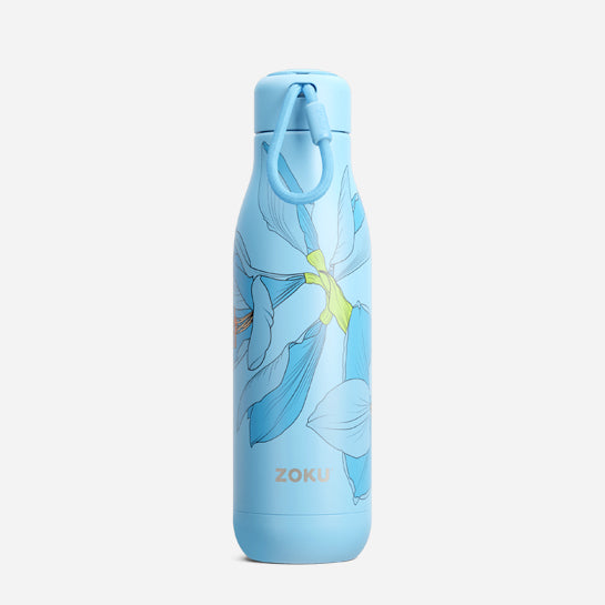 25oz Sky Lily Floral Stainless Bottle - ZOKU