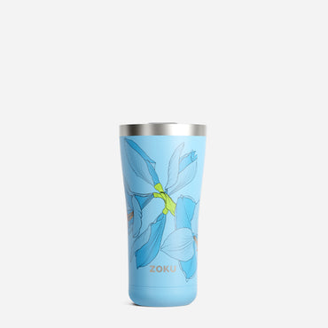 20oz Sky Lily Floral 3 in1 Tumbler