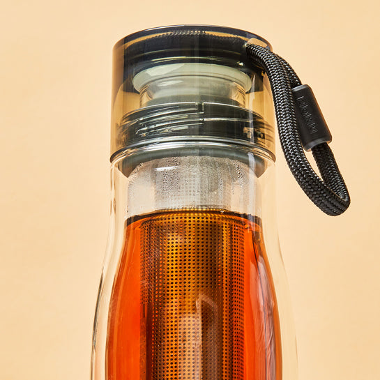 Zoku Glass Core Bottle & Tea Infuser