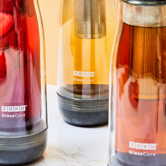Glass Core Bottle & Tea Infuser - ZOKU